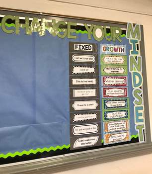 Growth Mindset Board Letters (Large) by Joby McLaughlin | TPT