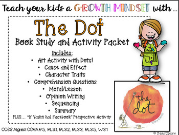 Preview of Growth Mindset - The Dot: Activity Packet