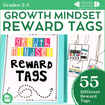 Preview of Growth Mindset Reward Tags