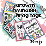 Growth Mindset Brag Tags | Digital Stickers | Digital Brag Tags