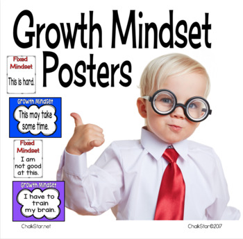 Growth Mindset Bulletin Board by ChalkStar | TPT