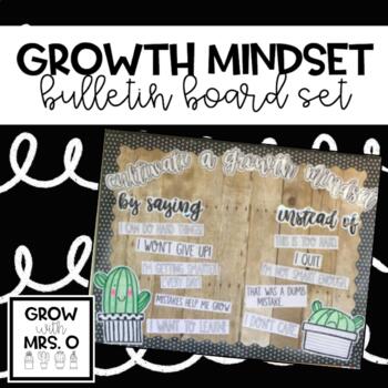 Growth Mindset Bulletin Board by Grow with Mrs O Donnell | TpT