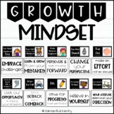 Growth Mindset Bulletin Board Book Display