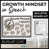 Growth Mindset Bulletin Board & Poster - Speech Therapy Ro
