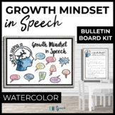 Growth Mindset Bulletin Board & Poster - Speech Therapy Ro
