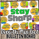Growth Mindset Bulletin Board - Stay Sharp