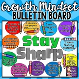 Growth Mindset Bulletin Board -Stay Sharp (Pencils)