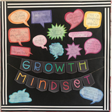 Growth Mindset Posters and Bulletin Board | Watercolor Spe
