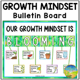 Growth Mindset Bulletin Board and Posters Set - SEL Skills