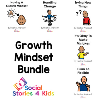 Preview of Growth Mindset Bundle (English Colour Versions)