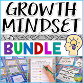 Growth Mindset Bundle: SEL Workbook Activities, Task Cards