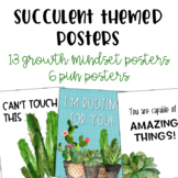 Growth Mindset - Cactus - Succulents - Classroom Decor