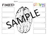 Growth Mindset: Change Your Words Change Your Mindset Worksheet
