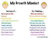 Growth Mindset Chart