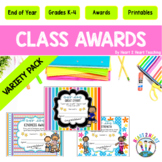 Editable Growth Mindset Class Awards Activities End of the
