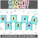Growth Mindset Classroom Decor BUNDLE {EDITABLE SET}