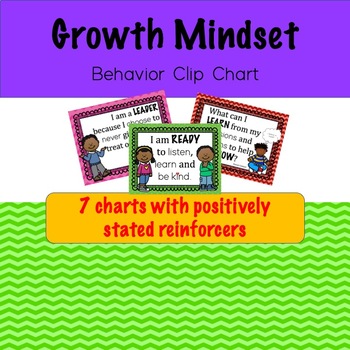 Growth Mindset Clip Chart