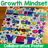 Growth Mindset Collaborative Poster Power of Yet Activity 