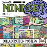 Growth Mindset Coloring Collaborative Posters Growth Minds