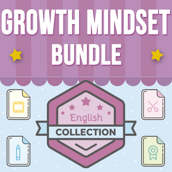 Preview of Growth Mindset Collection BUNDLE | PowerPoint, Printable Activities, and Crafts
