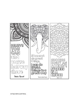 growth mindset activities coloring bookmarks by teachers