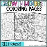 Growth Mindset Coloring Pages, SEL Activity Pages