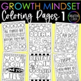 Growth Mindset Coloring Pages- Set 1 {Made by Creative Cli