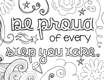 Growth Mindset Coloring Pages, Set #3 by Art is Basic