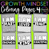 Growth Mindset Coloring Pages- Set 4 {Made by Creative Cli