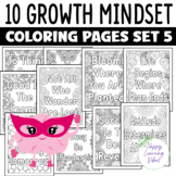 Growth Mindset Coloring Pages Set 5