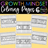 Growth Mindset Coloring Pages- Set 6 {Made by Creative Cli