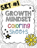Growth Mindset Coloring Pages for Mindfulness, Set #1