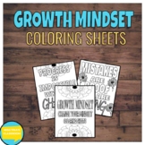 Growth Mindset Coloring Sheets FREE