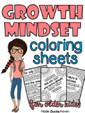 Growth Mindset Coloring Sheets-For Older Kids