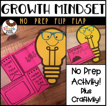 Preview of Growth Mindset Craft | Writing Activity