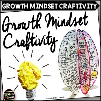 Preview of Growth Mindset Craft Activity