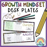 Growth Mindset Desk tags | Name plates 