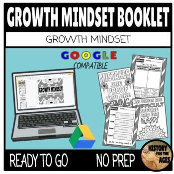 Preview of Growth Mindset: Digital Booklet