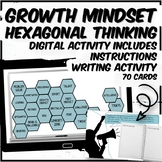 Growth Mindset Digital Hexagonal Thinking Activity