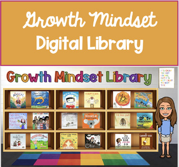 Preview of Growth Mindset Digital Library: Google Slides