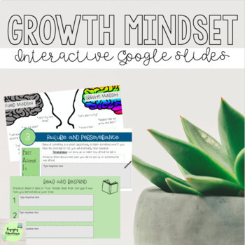 Preview of Growth Mindset Digital Unit | Google Slides