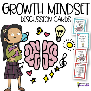 Preview of Growth Mindset Discussion Cards