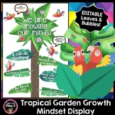 Growth Mindset Display - Tropical Garden
