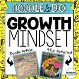 Growth Mindset Doodle Article, Doodle Notes, and Activities