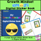 Growth Mindset Emoji Digital Sticker Book and Stickers