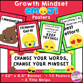 Growth Mindset Emoji Posters