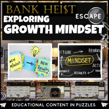 Preview of Growth Mindset | SEL Escape Room