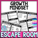 Growth Mindset Escape Room Activity - Back to School - Rea