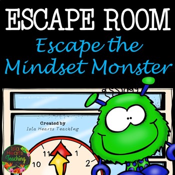 Preview of Growth Mindset Escape Room 3rd 4th 5th 6th Grade End of the Year Fun Activity