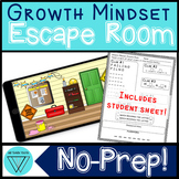 Growth Mindset Escape Room: Fun No-Prep Digital Breakout -